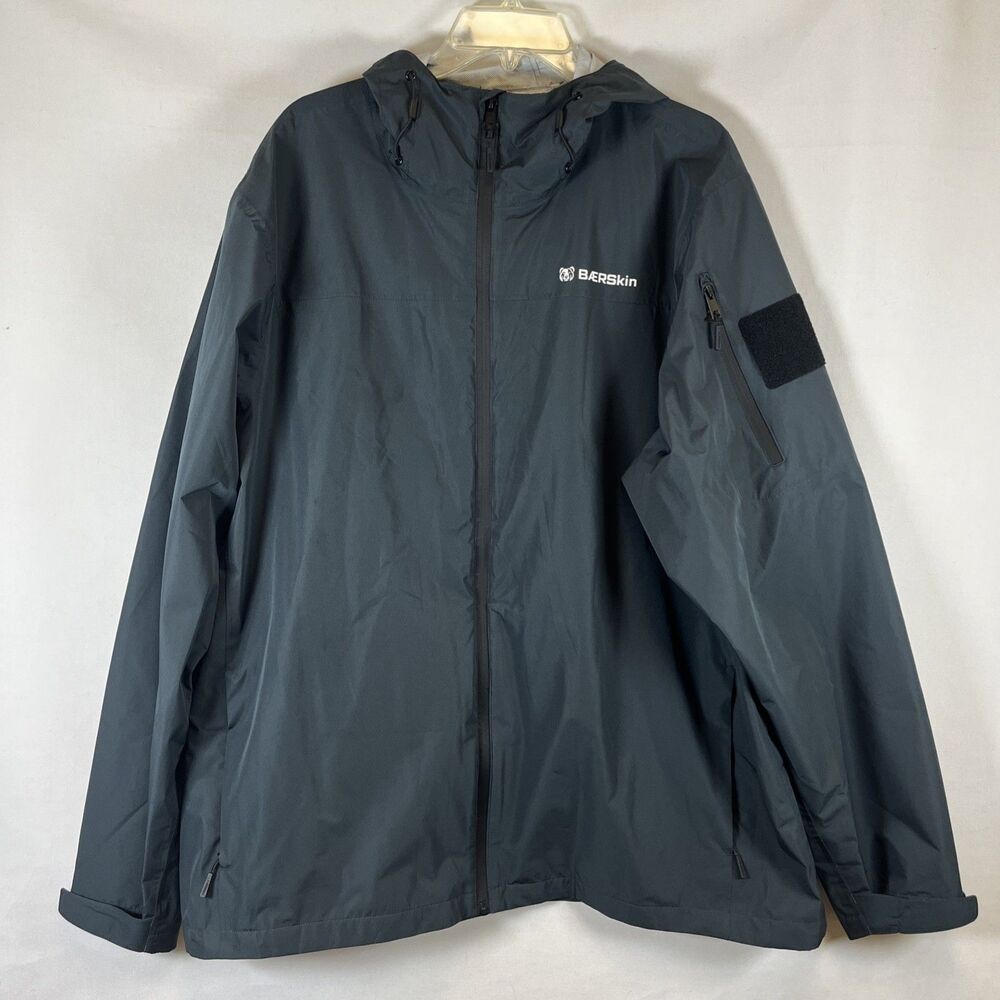 Bearskin Men’s Ultimate Packable Rain Jacket Hiking Fishing Boating Lightweight